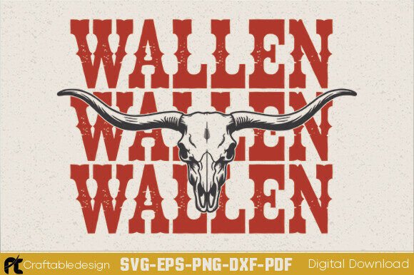 Cowboy Wallen SVG: A Graphic Design Asset for Crafts and Creative Projects