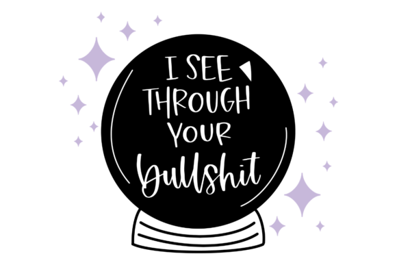 Crystal Ball Witchy Vibes Graphics for Blog and Website Design