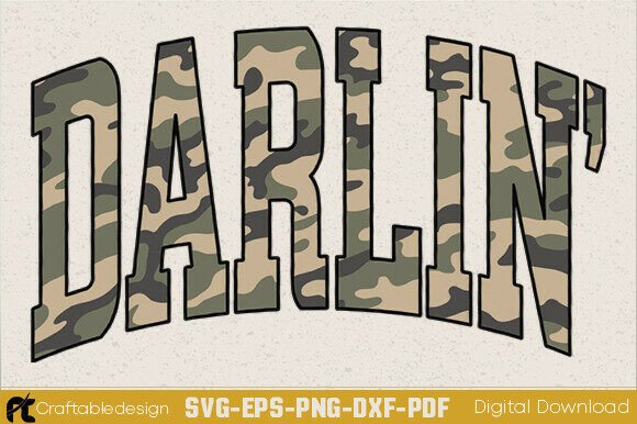 Darlin SVG: A Playful Graphic Design Asset for Crafts