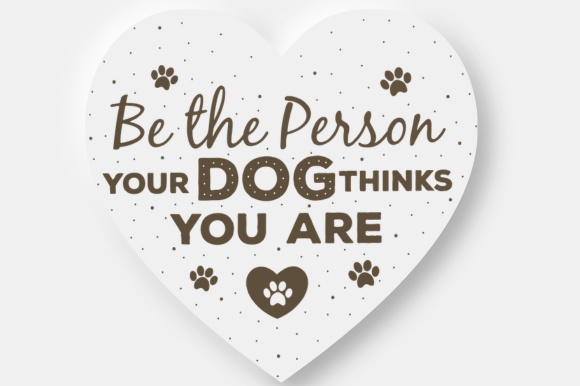Funny Dog Lover Heart Kennel Sign SVG for Crafts and Graphics
