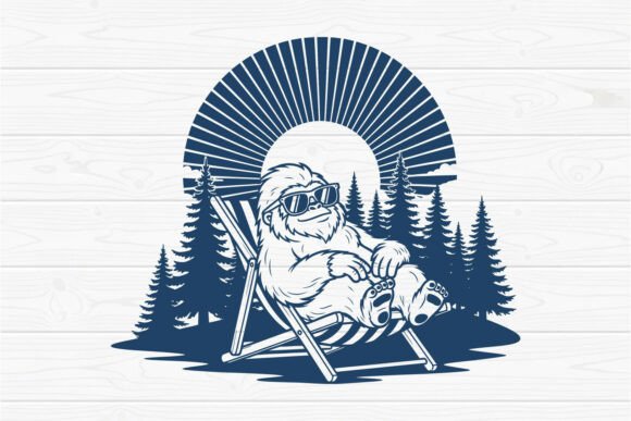 Funny Lazy Animal Dad Camping Design SVG for Crafts and Graphics