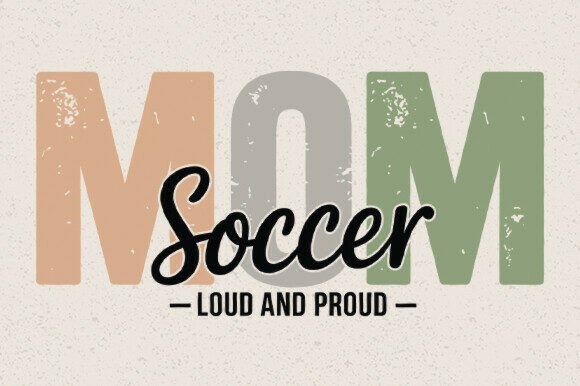 Funny Soccer Mom Loud Proud SVG for Crafts and Graphics