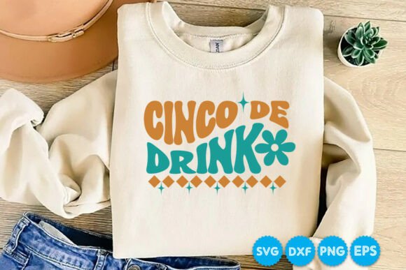 Retro Cinco De Mayo SVG Design 1 for Crafts and Graphics